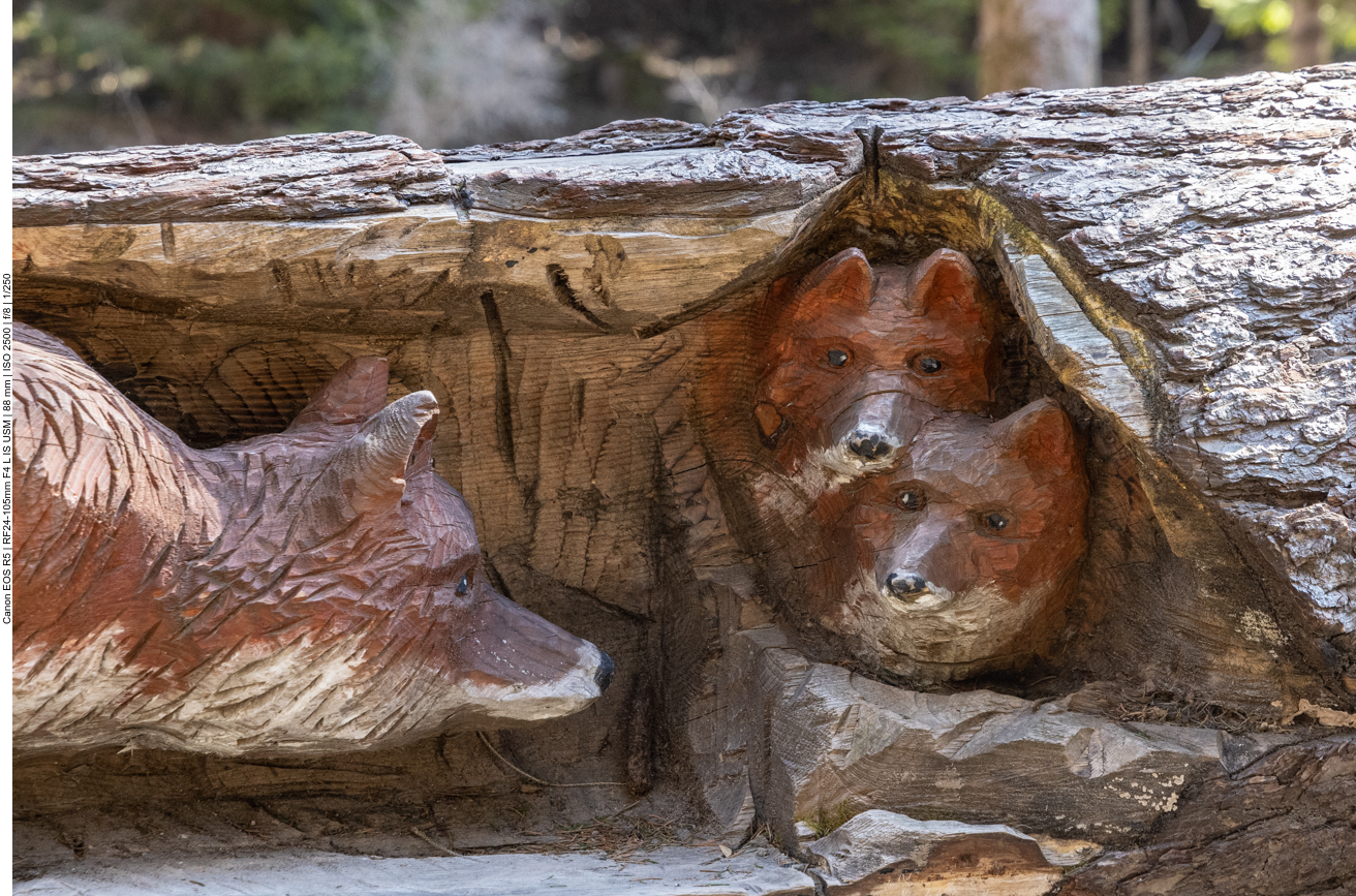 Sehr schön geschnitzt