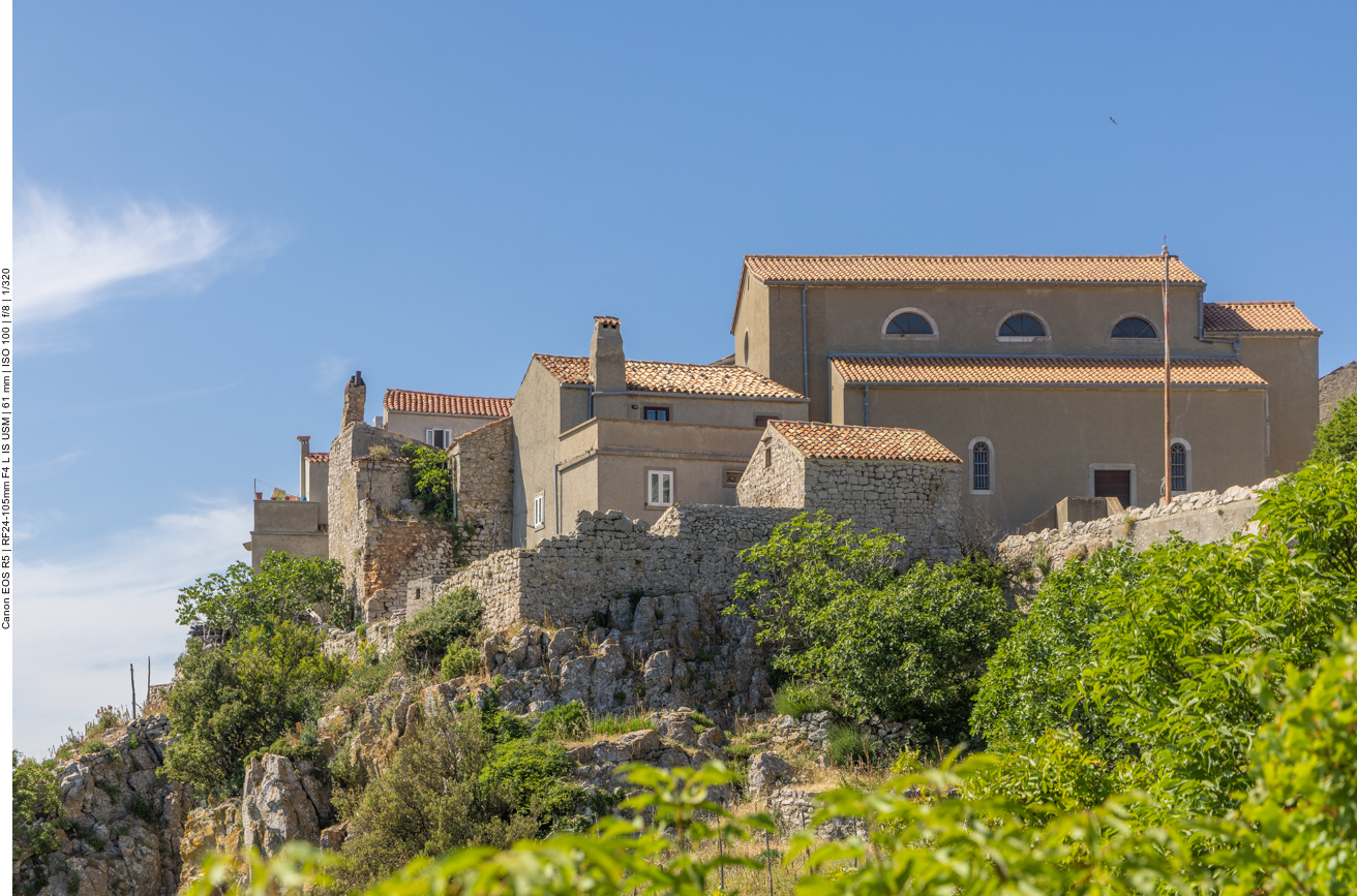 Das Örtchen Lubenice 