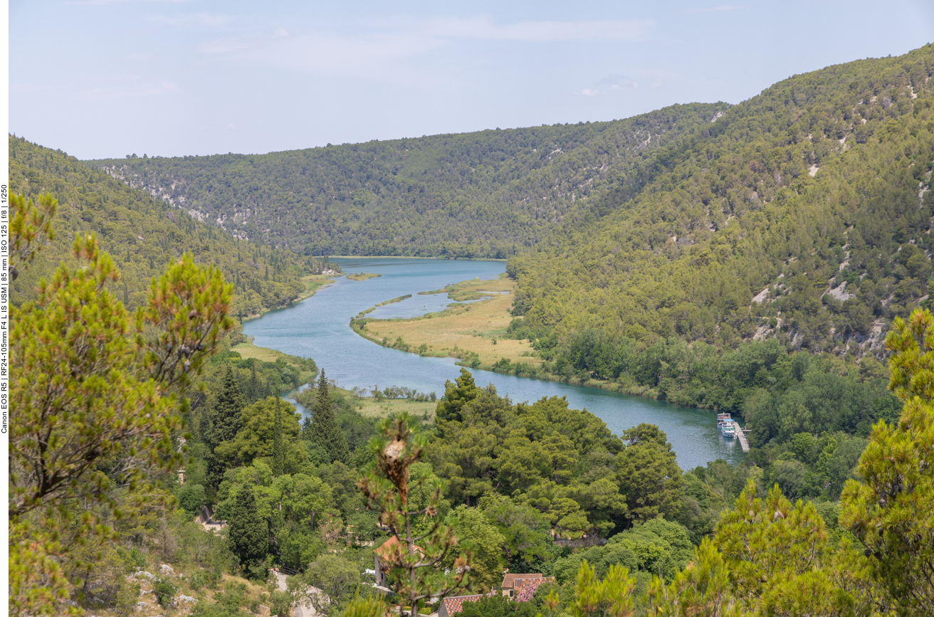 Einer der Seen im Krka Nationalpark 