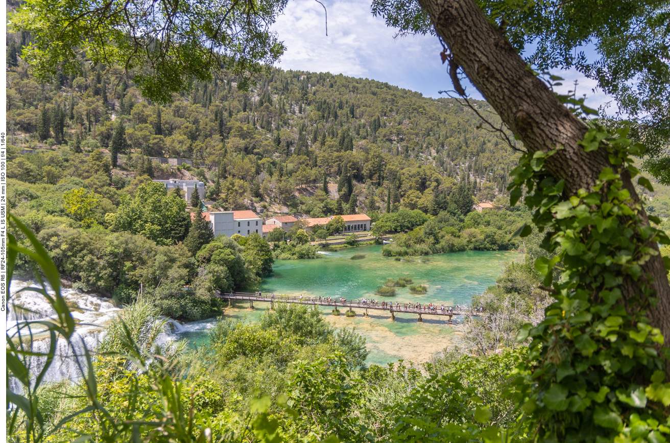 Weil es so schön ist, sind auch viele Touristen hier