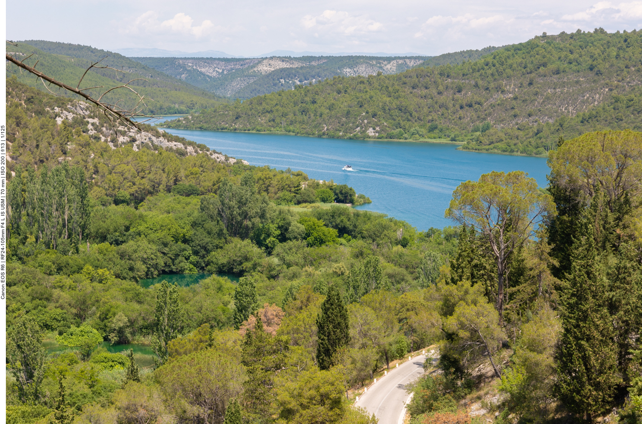 Blick ins Krka-Tal