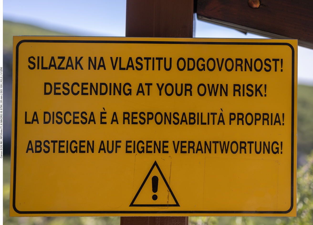 Ab hier wird es etwas gefährlich