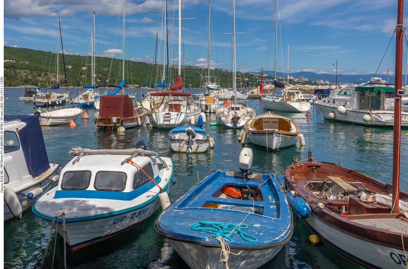 Das Dümpeln der Boote beruhigt ;-)