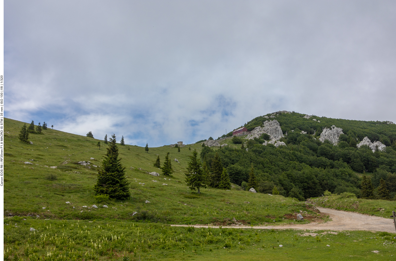 Wanderhütte am Berg