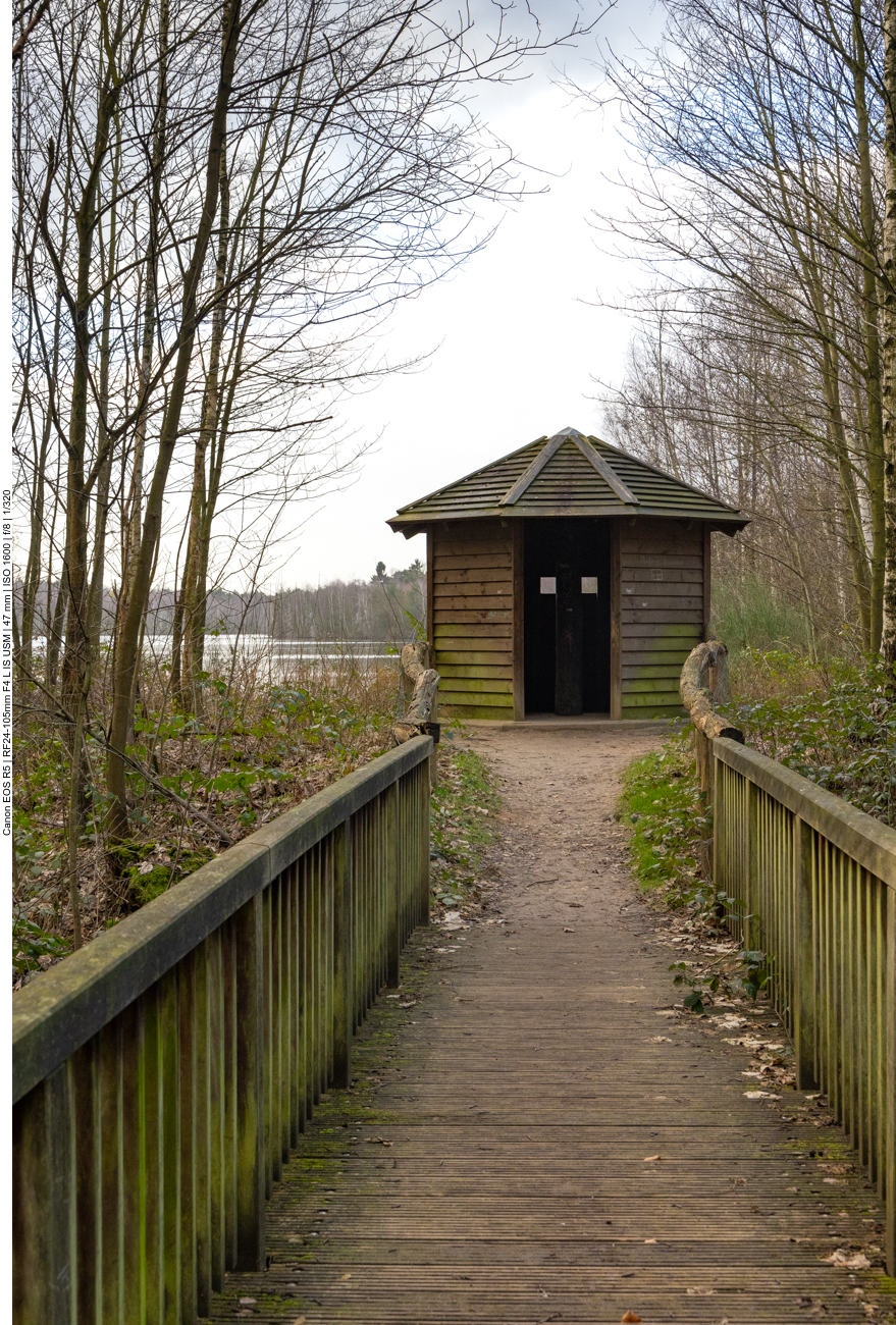 Hütte am Haubachsee