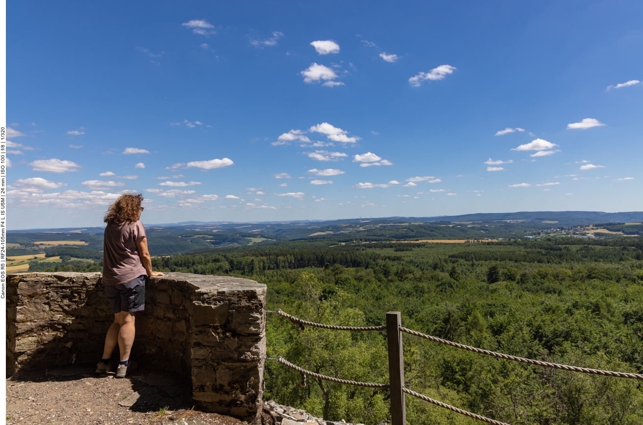 Am Aussichtspunkt am Mörschieder Burr