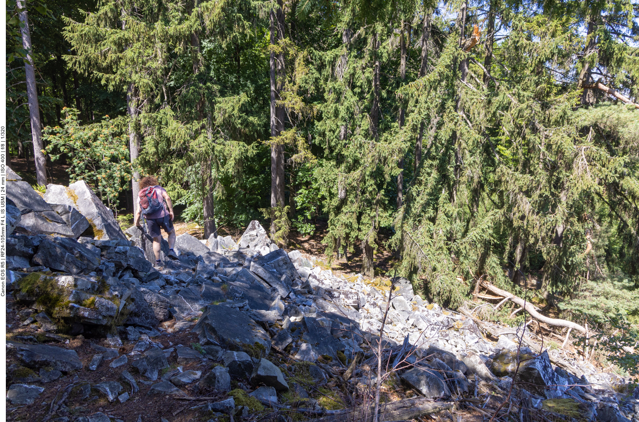 Noch etwas durch die Burr kraxeln