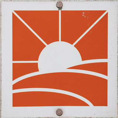 Kennzeichnung des Wanderwegs Paradiesgartenweg