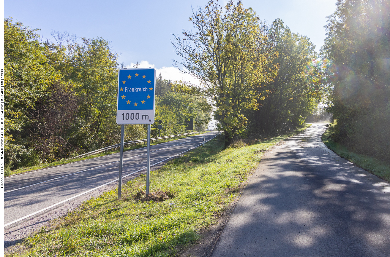 Gleich geht es nach Frankreich hinüber