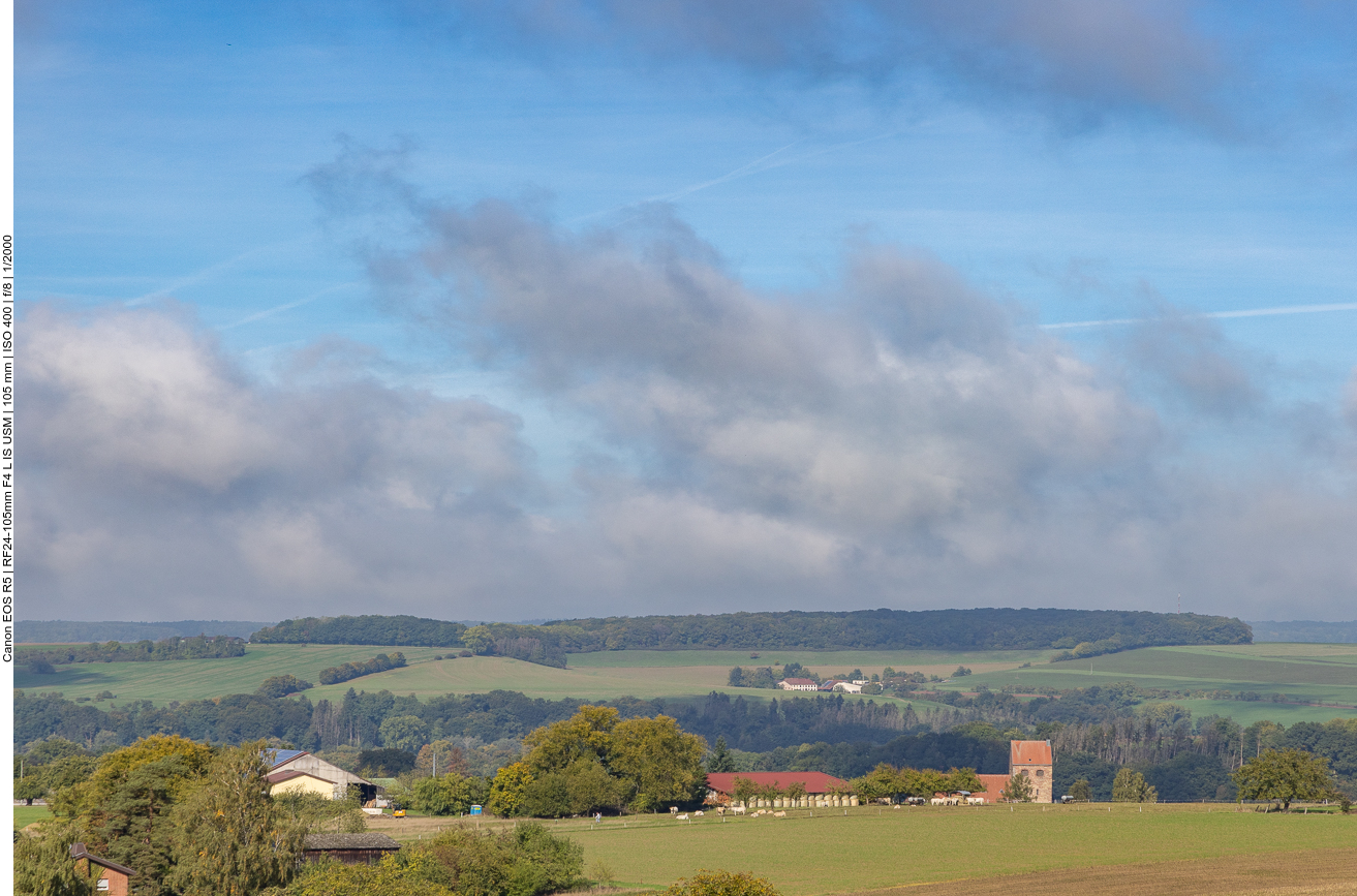 Blick von der Bank ...