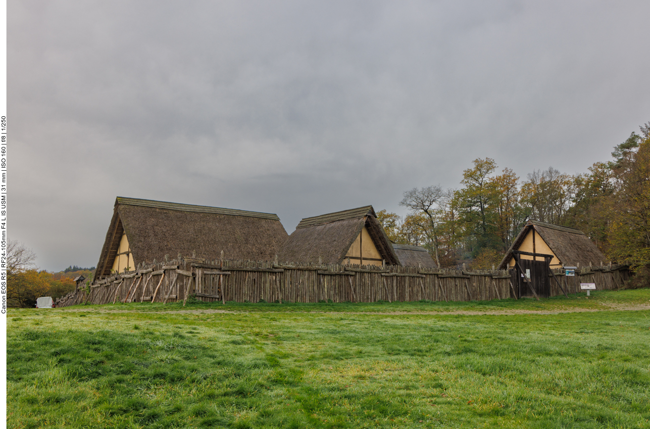 Das Keltendorf, war leider noch geschlossen