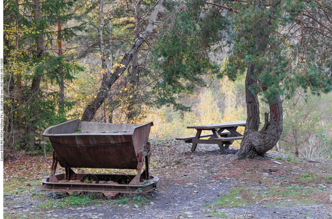 ... und alte Bergwerksutensilien ...
