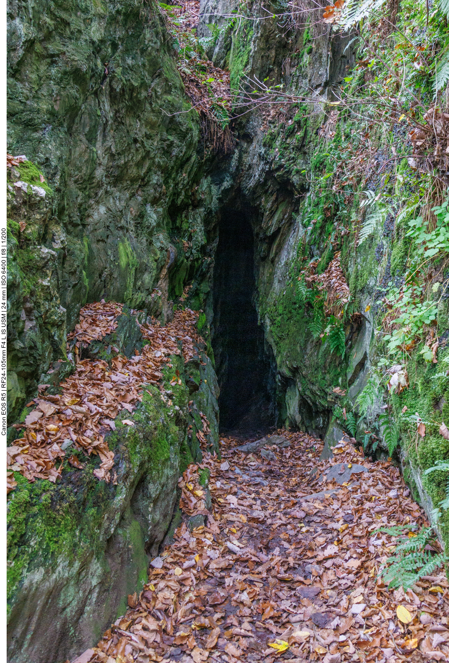 Eingang zu einem Stollen