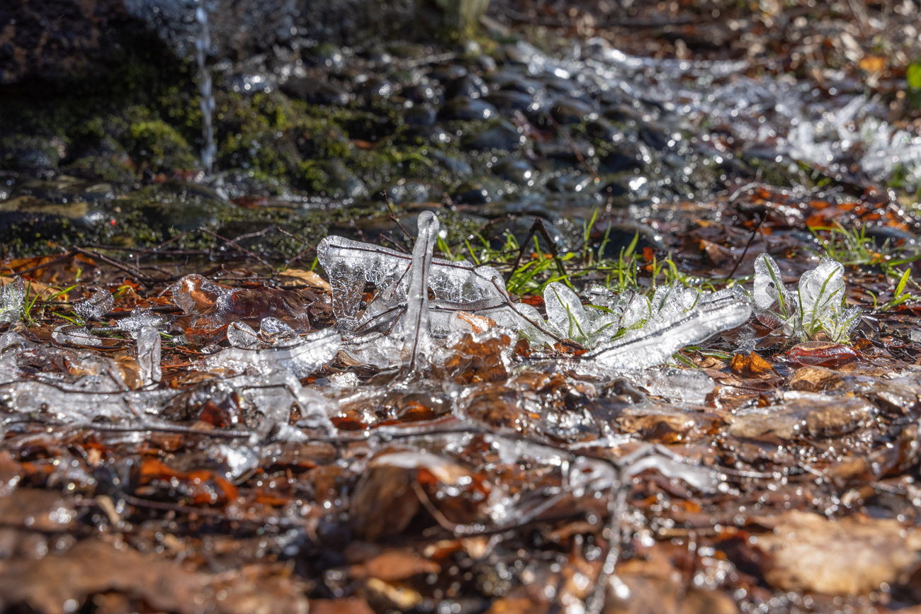 Auch hier ist es noch eiskalt