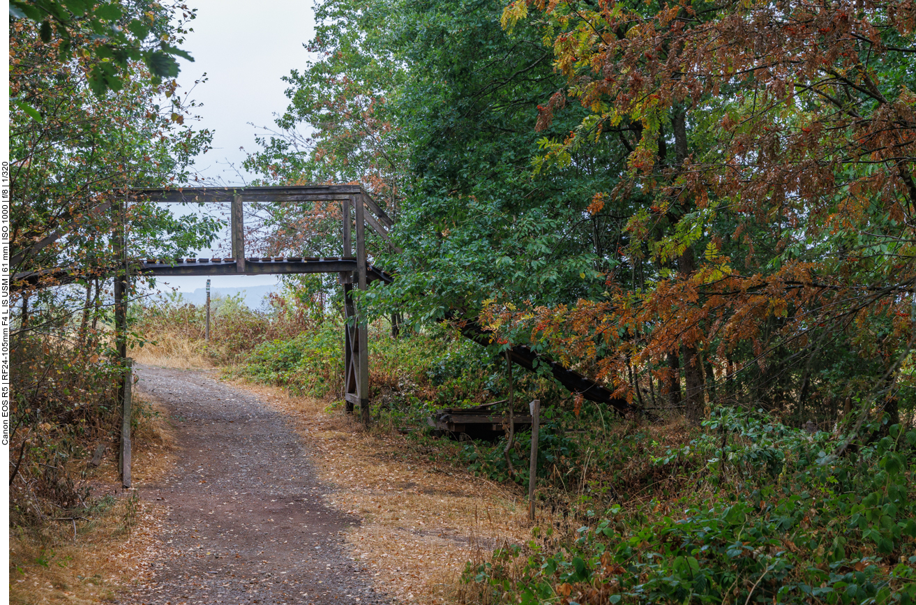 Wir unterqueren einen Teil des Trailflows