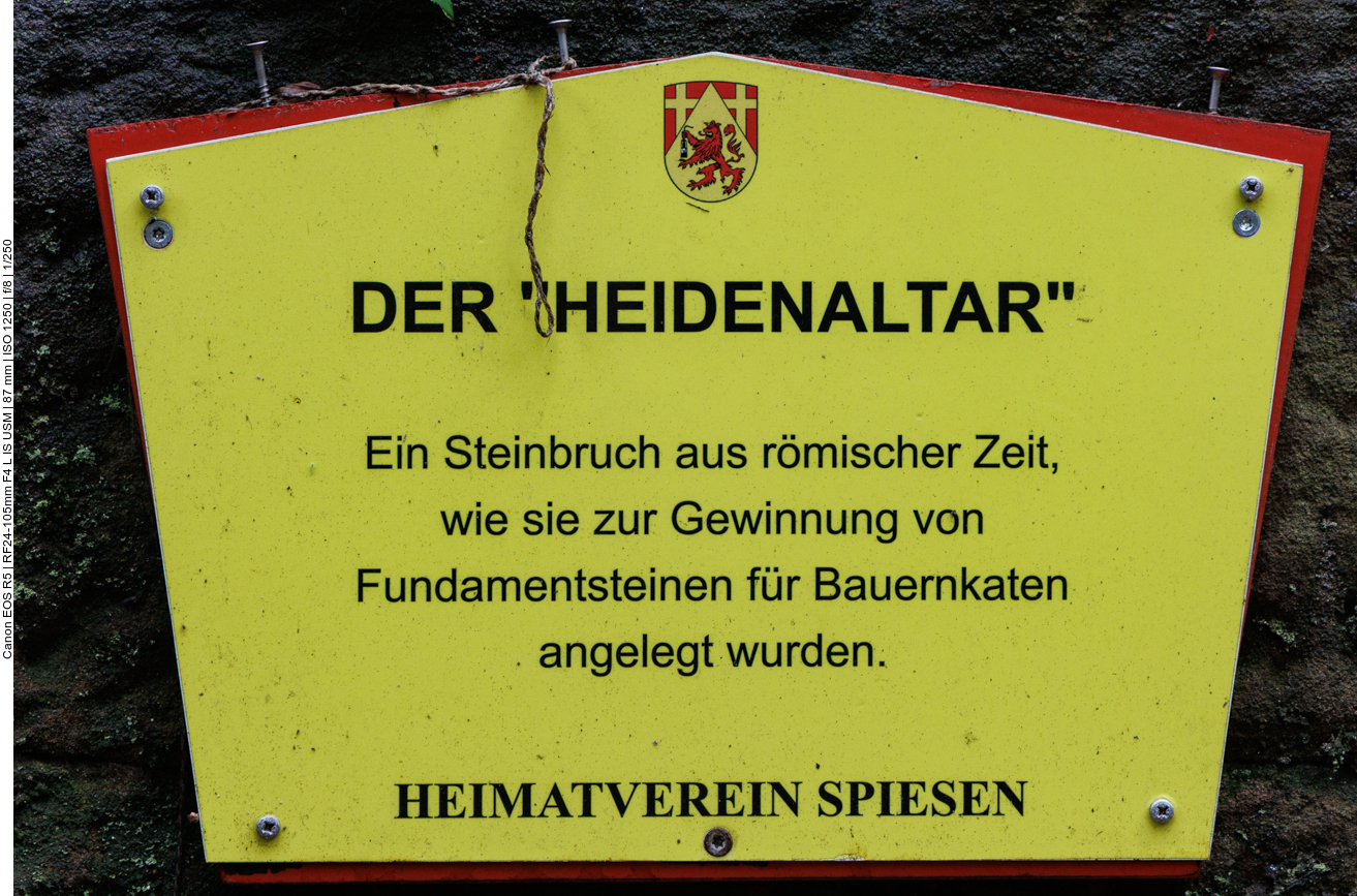 ... und die Info dazu