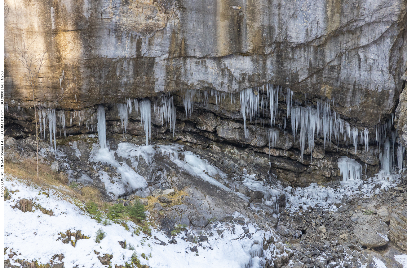 Wieder Eiszapfen 