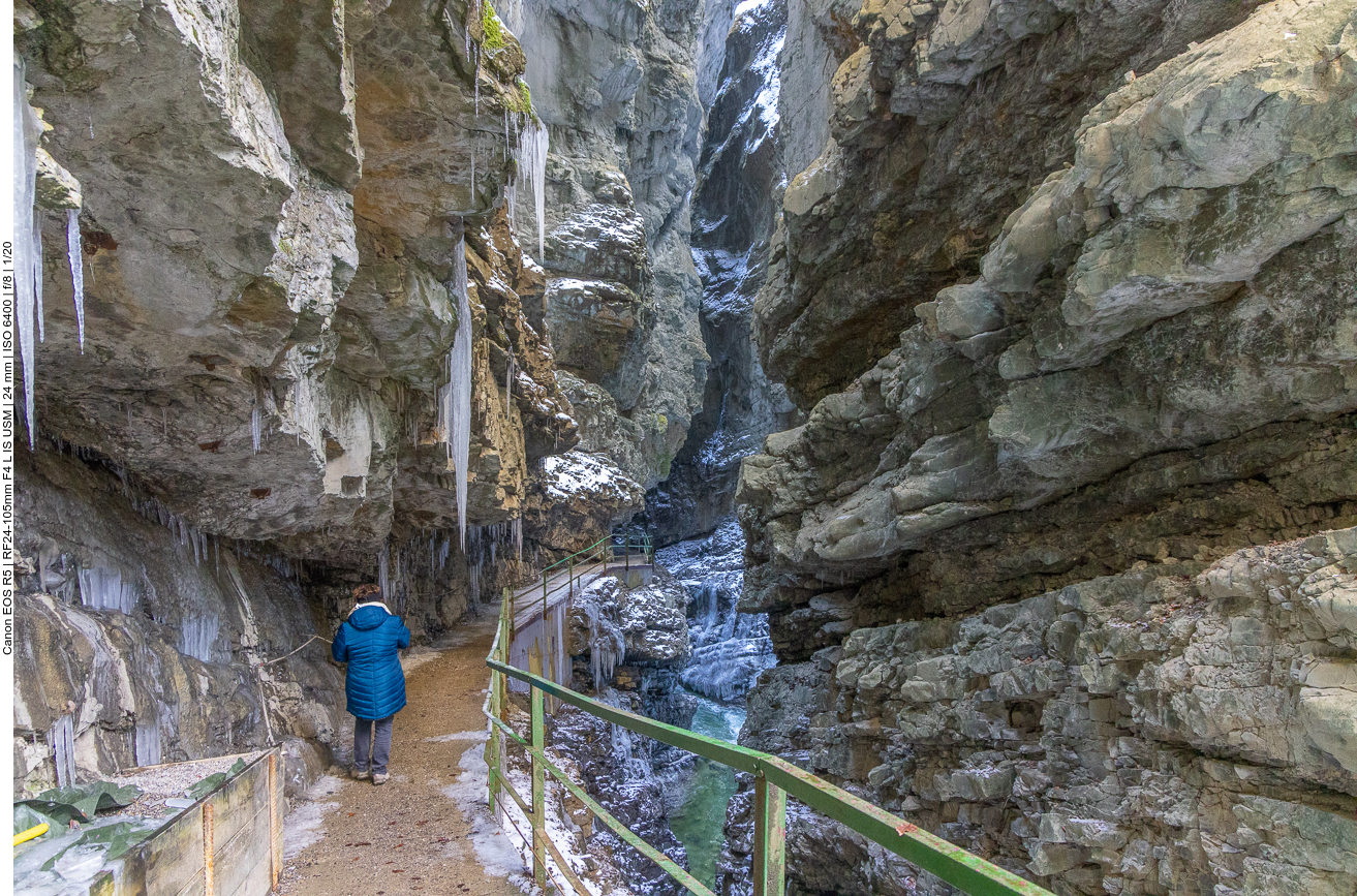 ... in der Tiefe der Klamm 