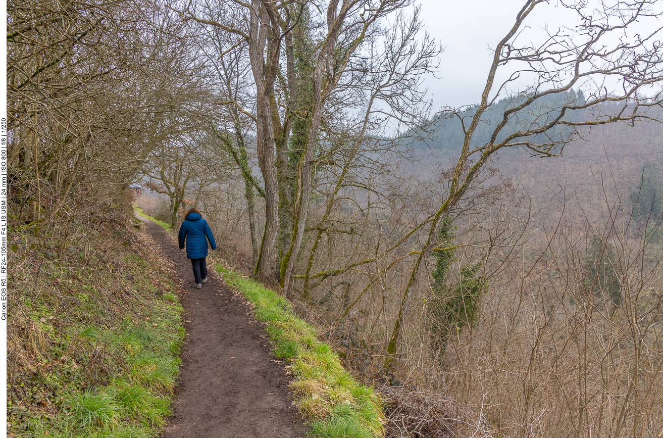 Auf dem Weg zum Aussichtspunkt