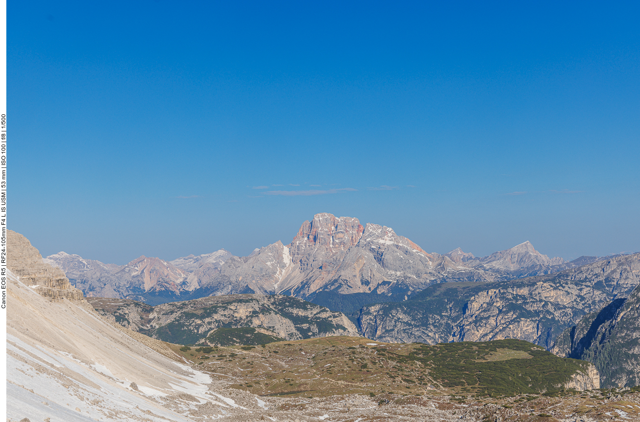 Im Hintergrund die Rotwand 