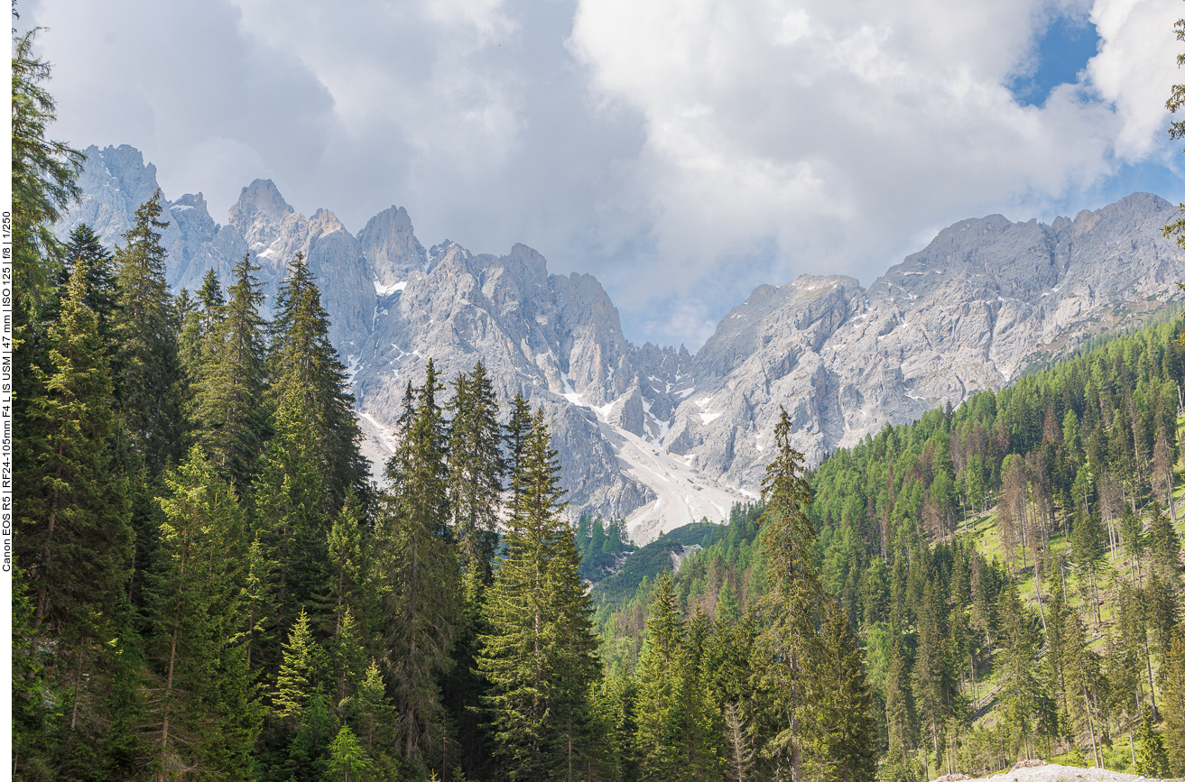 Leider zieht sich der Himmel zu 
