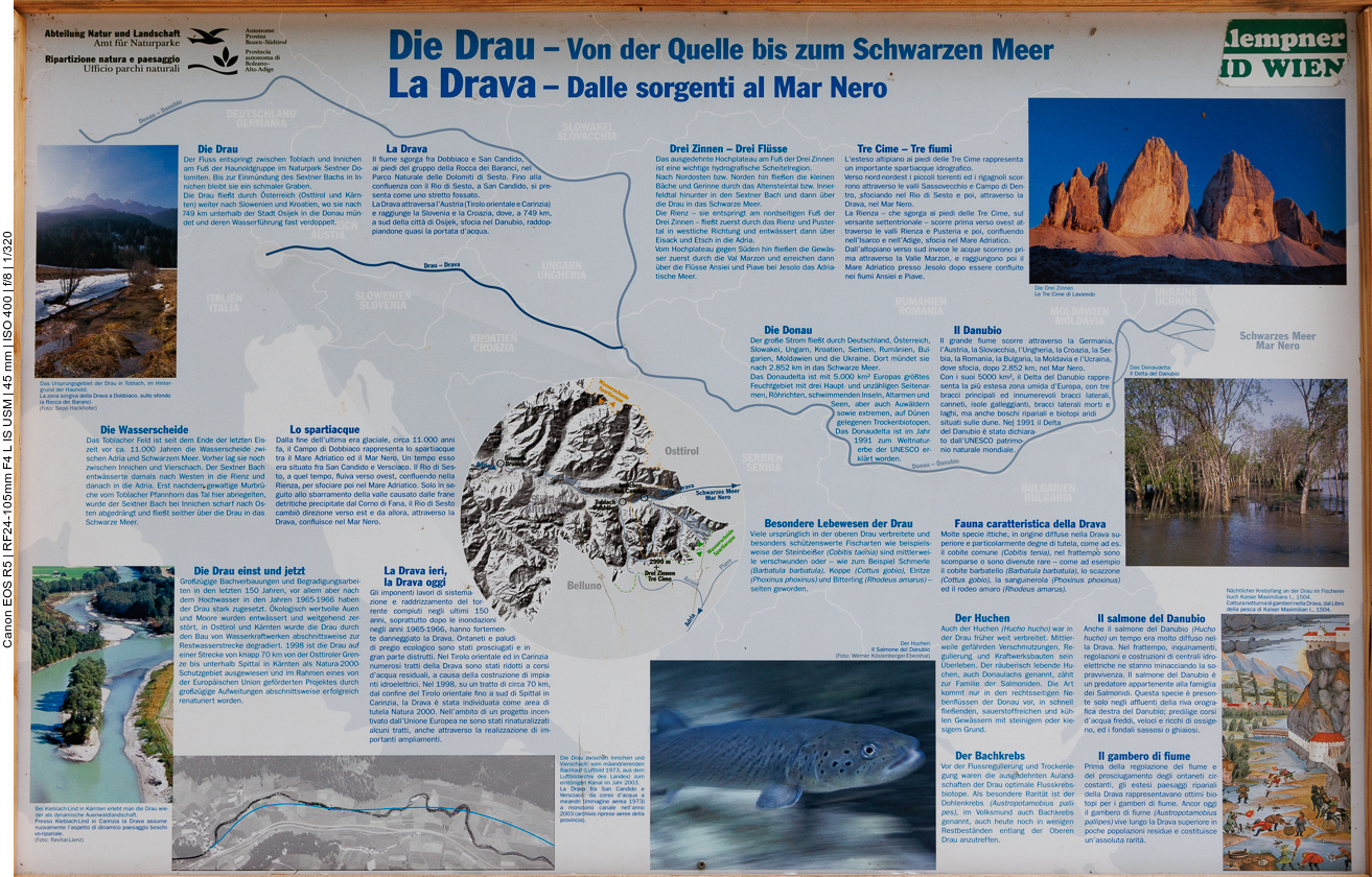 Infos zur Drau und zur Donau 