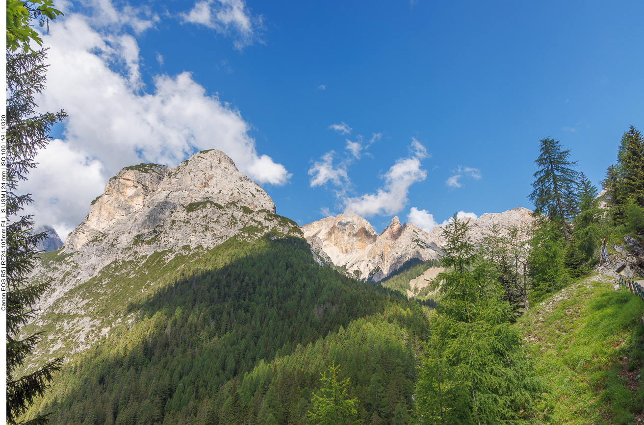 Über uns die Rotwand ...