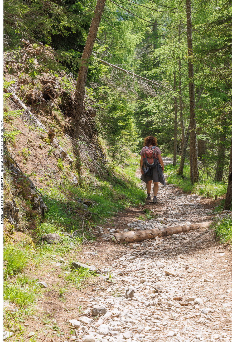 Abgang zum Parkplatz