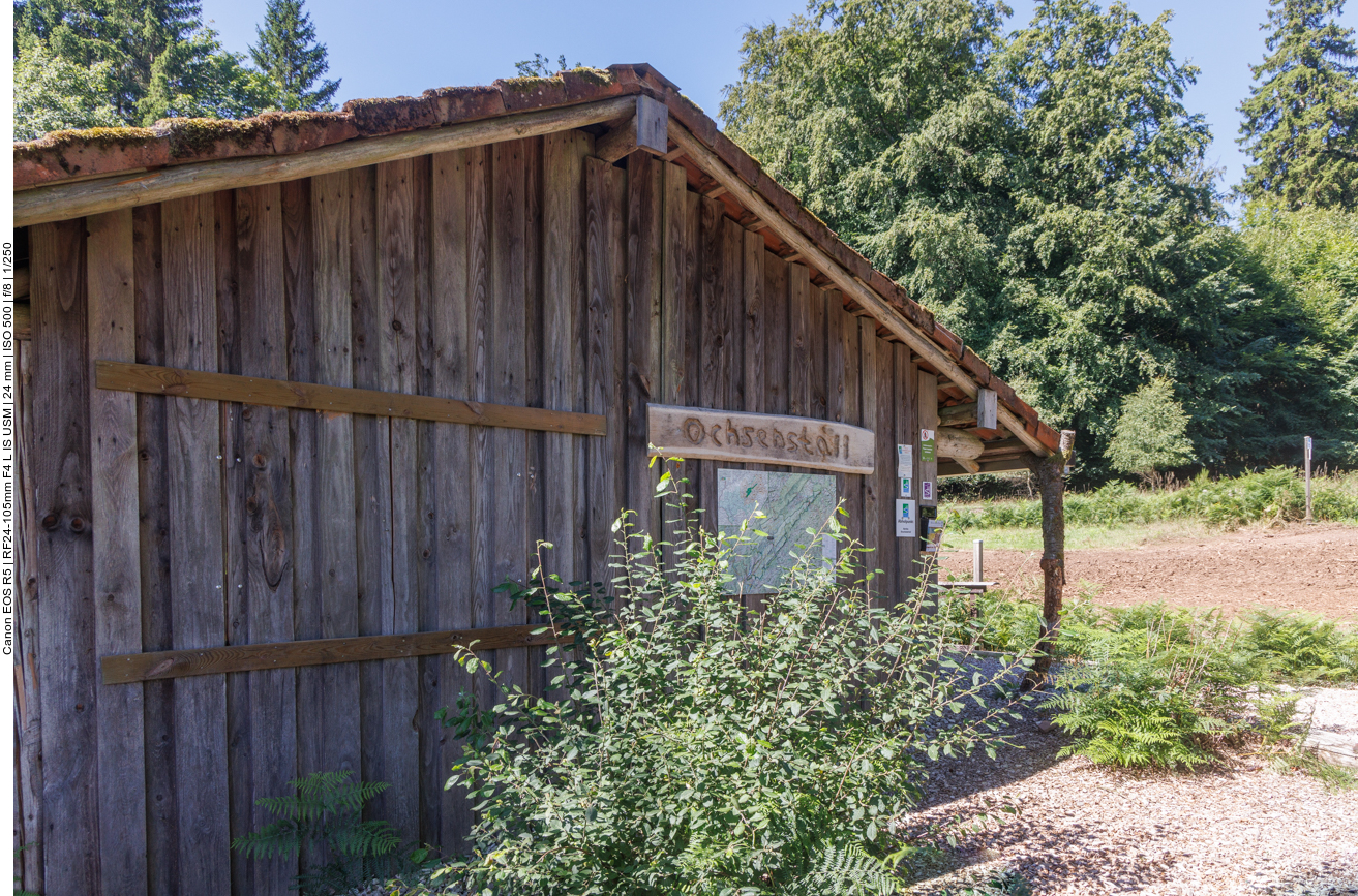 An der Schutzhütte Ochsenstall