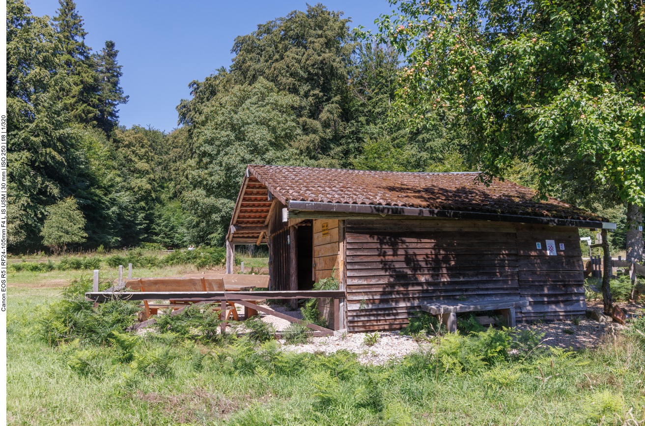 An der Schutzhütte Ochsenstall