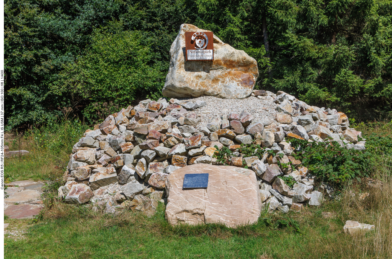 Am Nationalpark-Denkmal