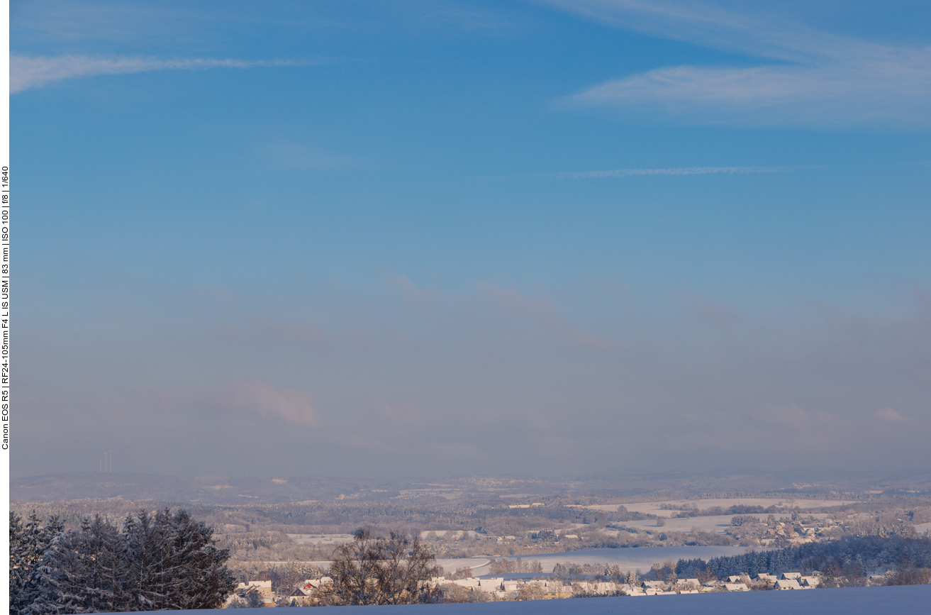 Etwas Hochnebel trübt den Blick
