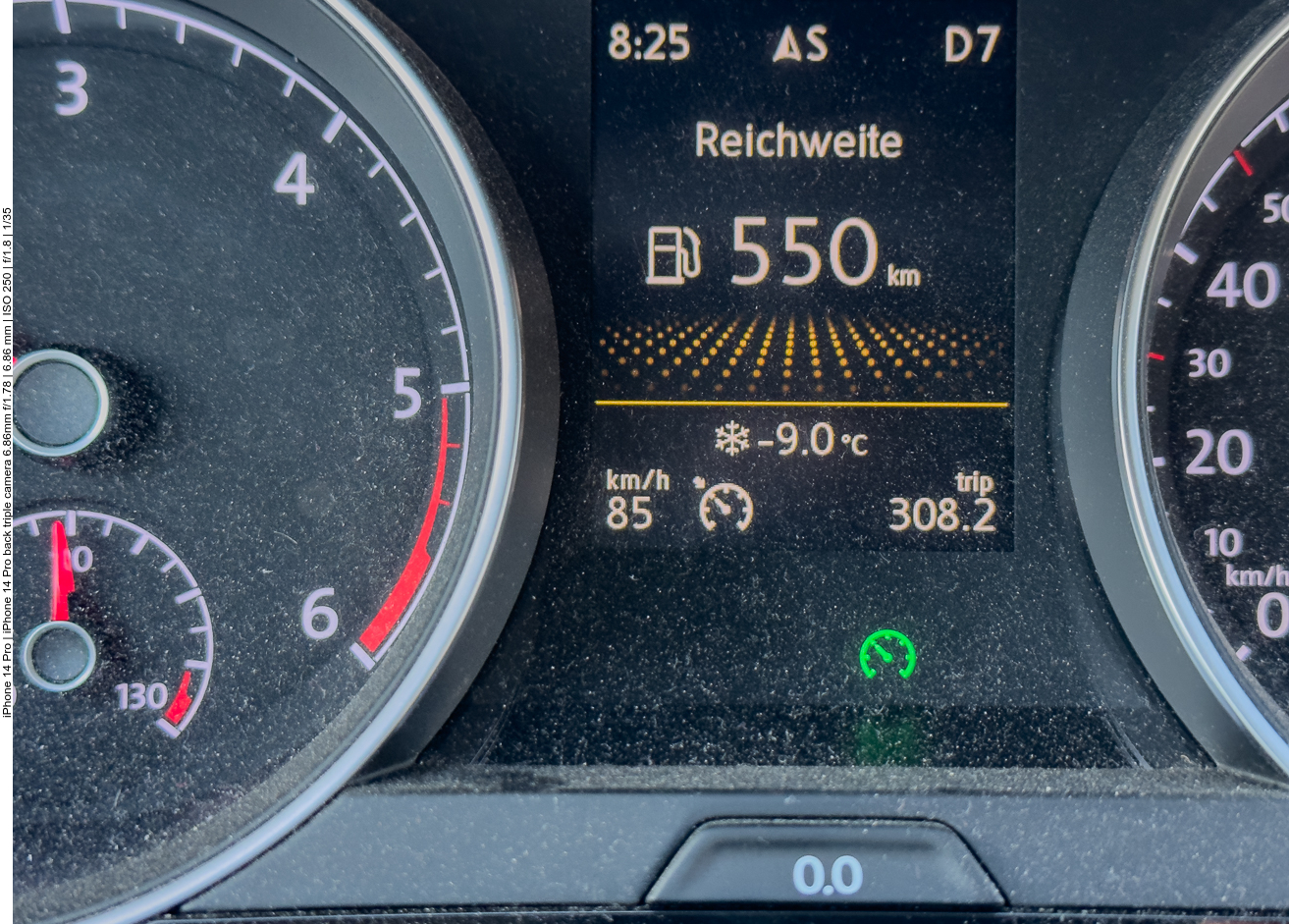 Die Temperatur ist zapfig ;-) 