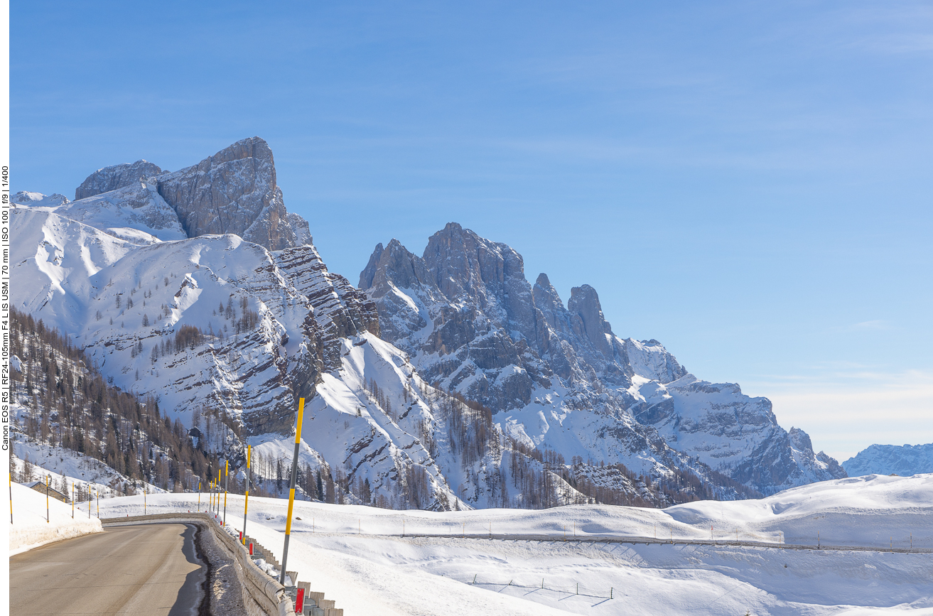 ... und haben einen tollen Blick auf die umgebenden Berge 