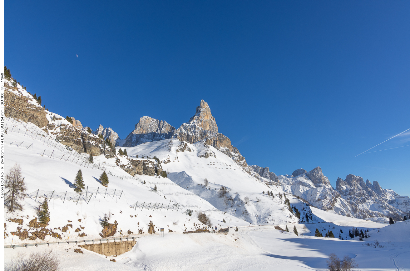 Nun fahren wir nach San Martino hinunter ...