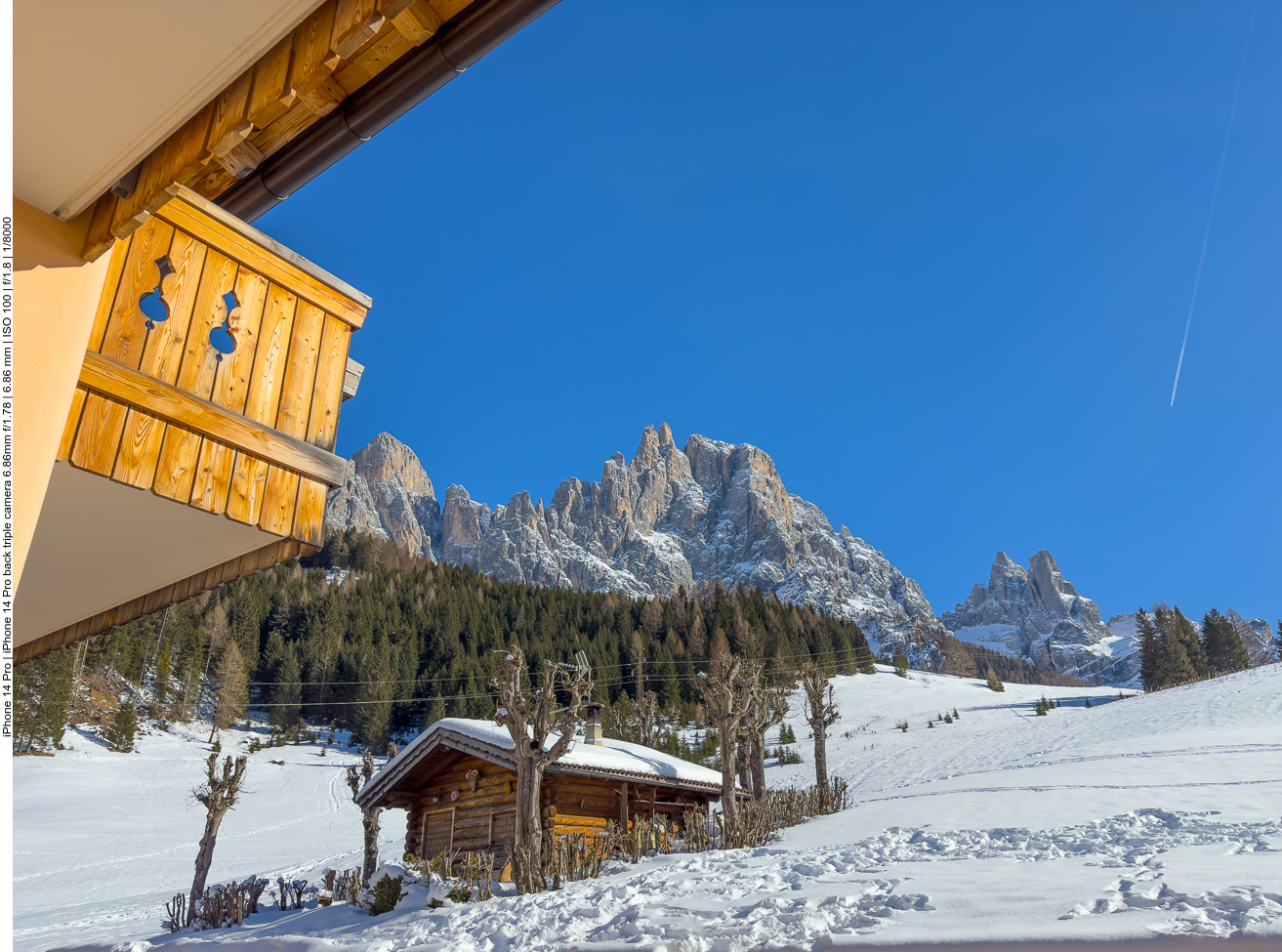 Vom Café Col aus ... 