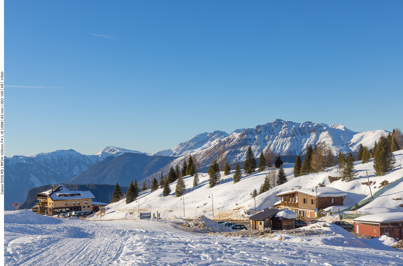 ... und ein Blick in Richtung Südtirol ...