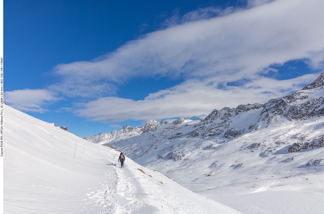 Hier ist der Weg noch relativ einfach zu begehen ... 