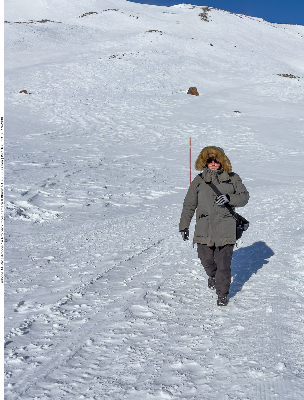 Zum Glück sind wir gut eingepackt 