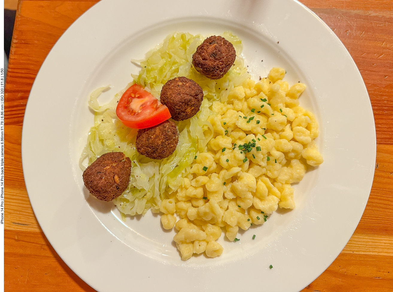 Die vegetarische Variante 