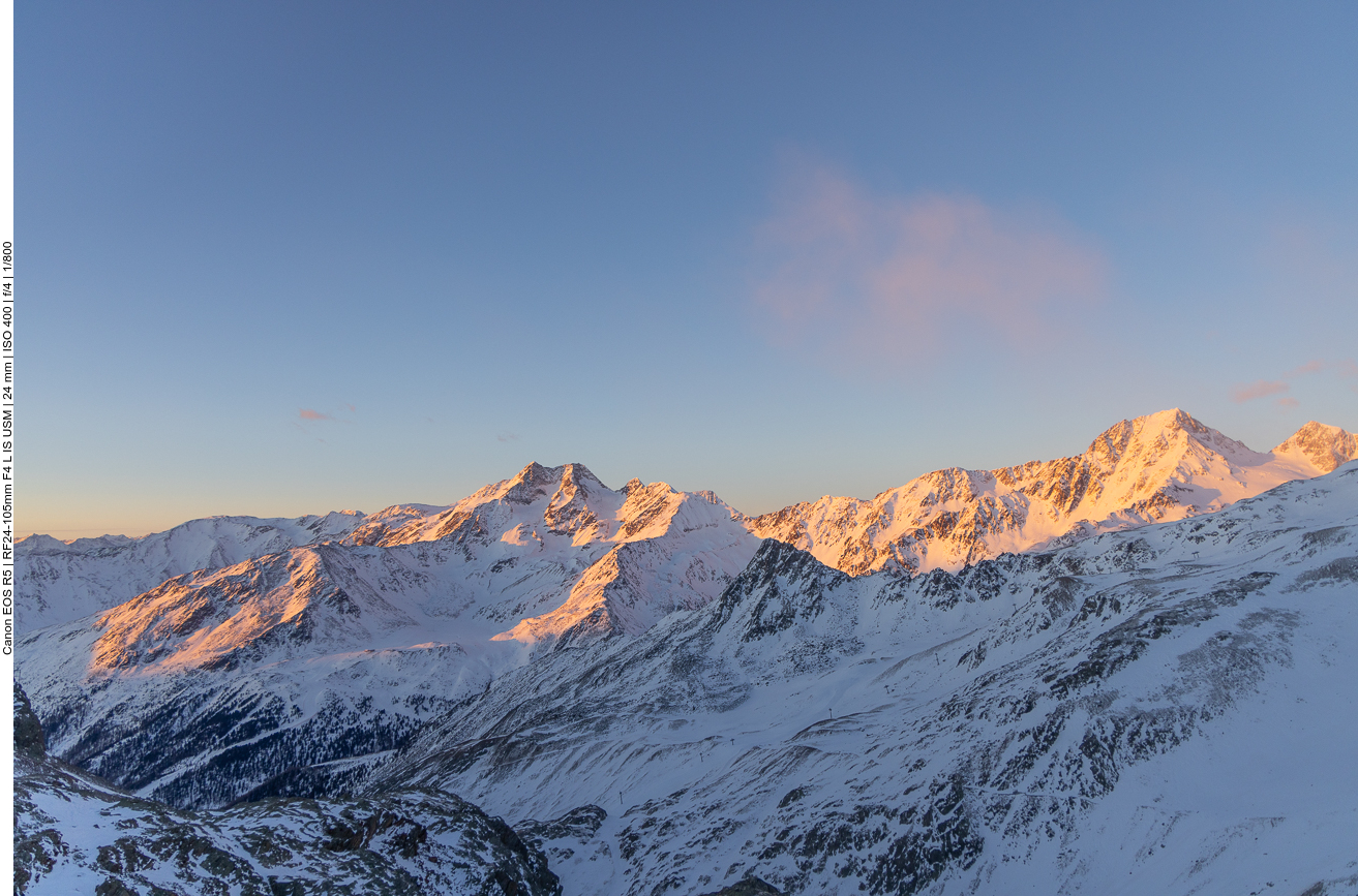 Wenigstens kommt die Sonne über die Berge ...