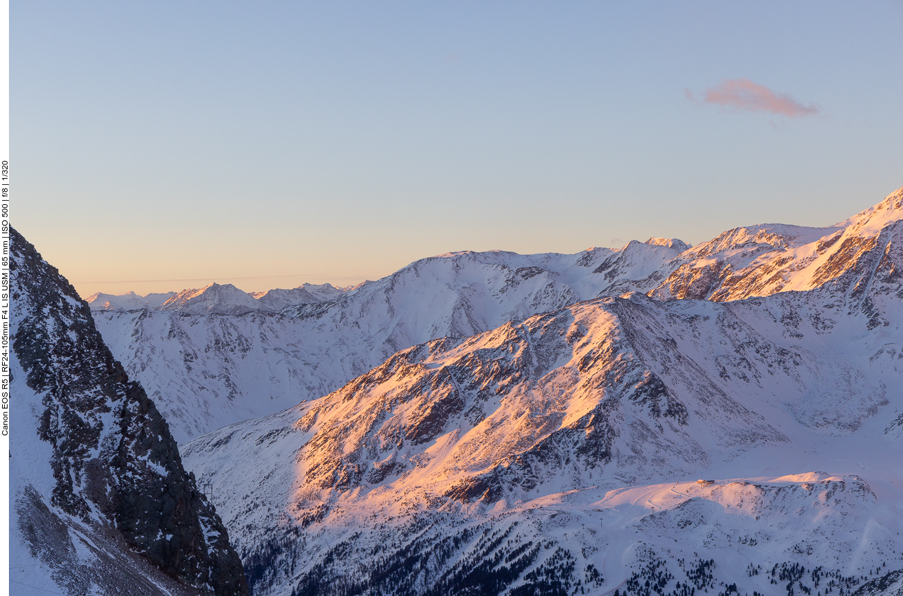 ... und lassen uns den kalten Wind fast vergessen 