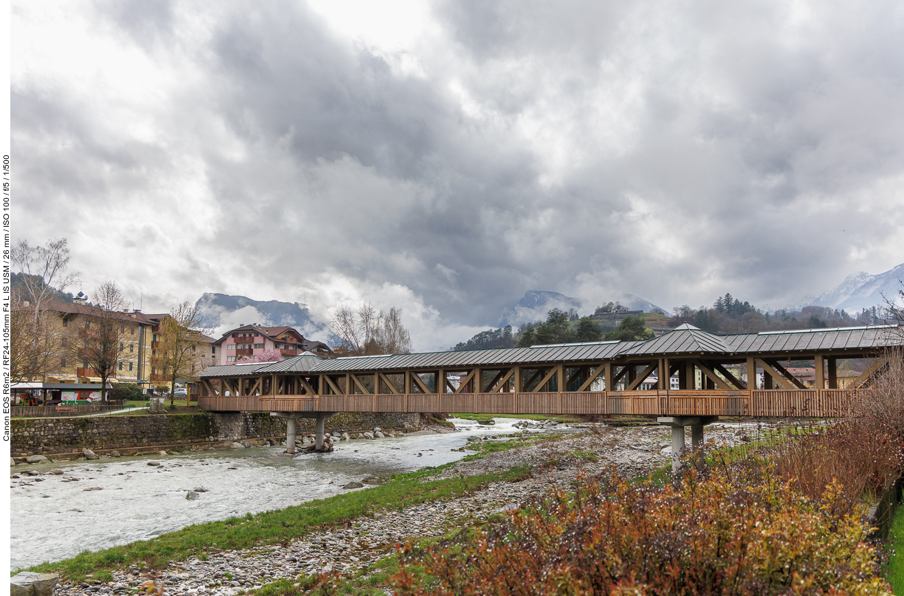 Brücke über den Fiume Sarca