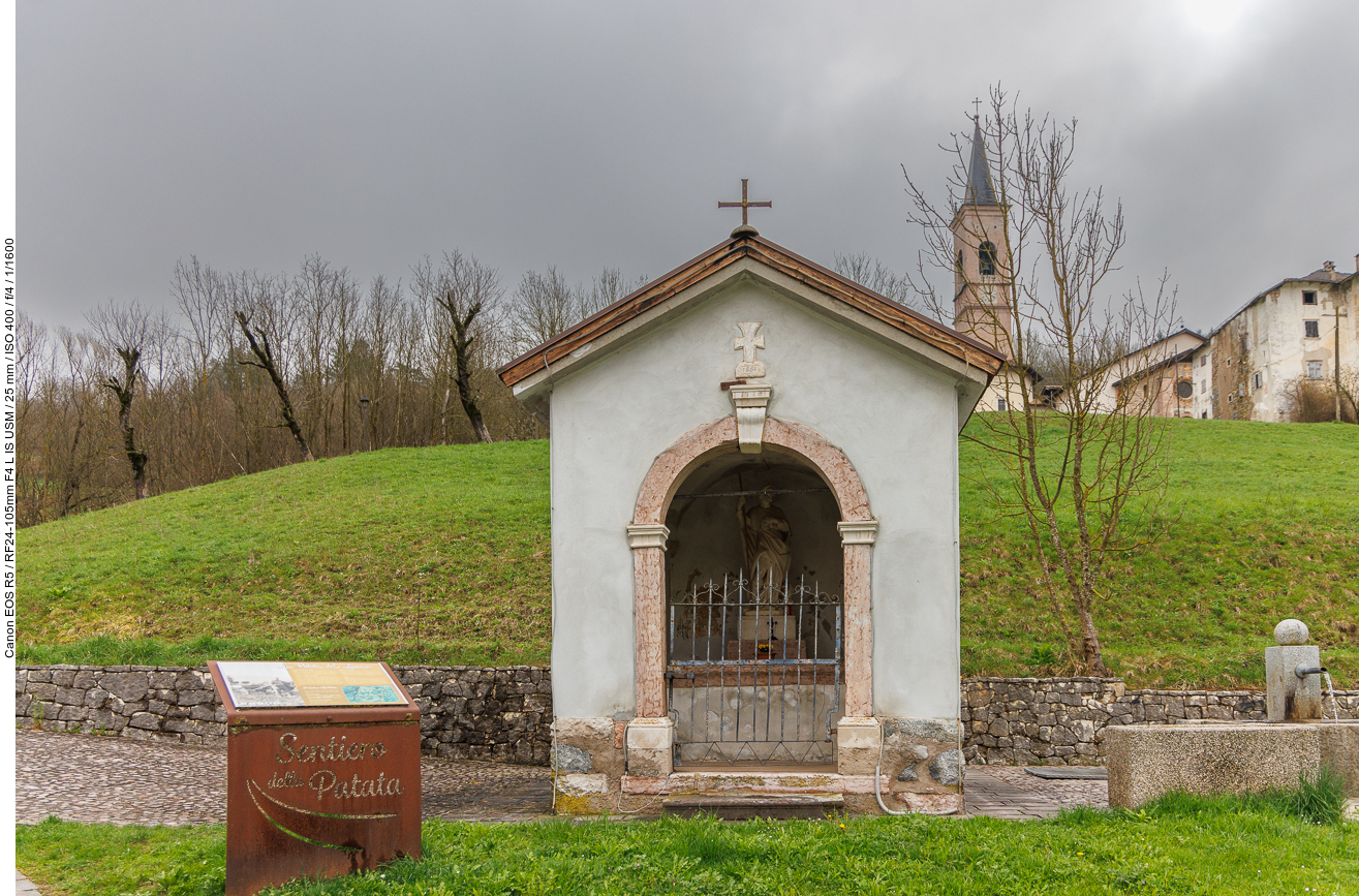 Start ist an der Capella di San Rocco