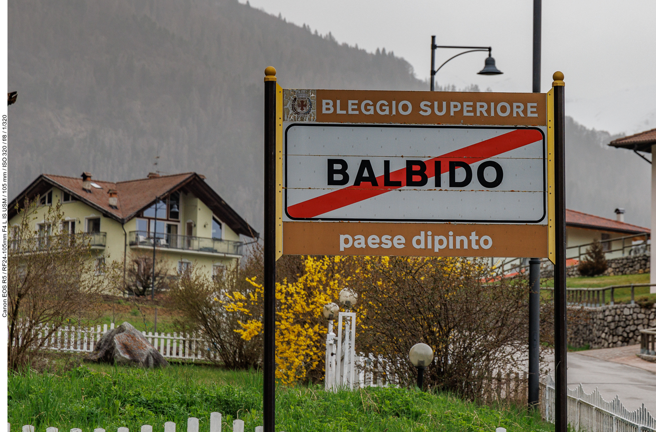 Nun vertreibt uns der Regen auch aus Balbido :-(