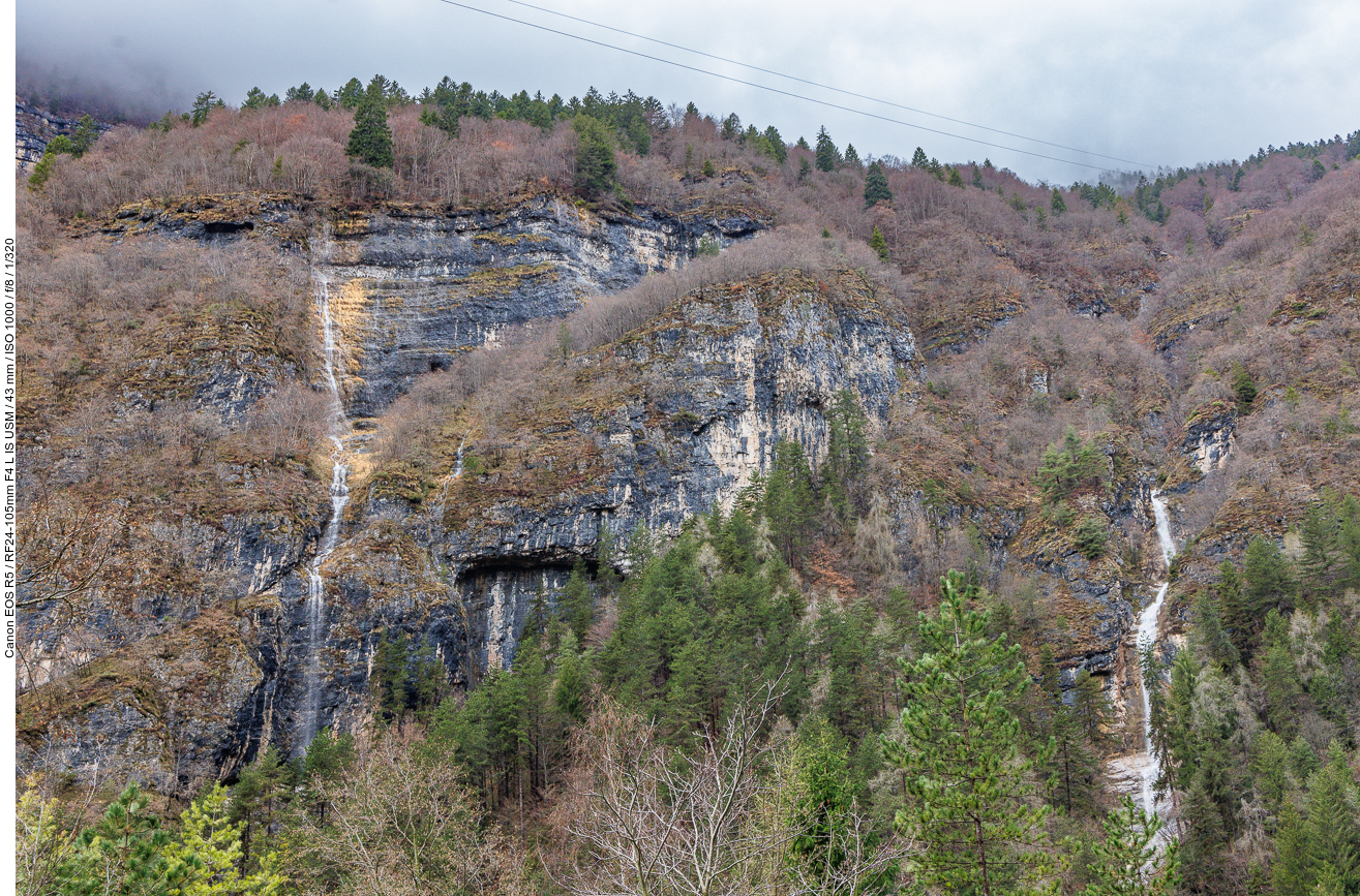 Durch den starken Regen gibt es überall ...