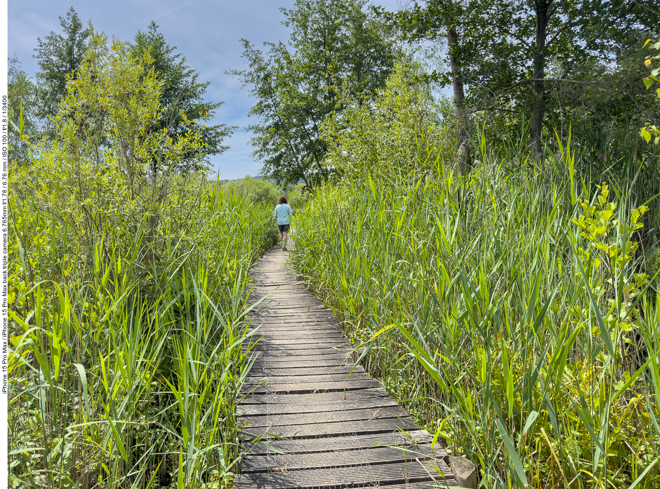 Auf dem Rückweg zum Parkplatz