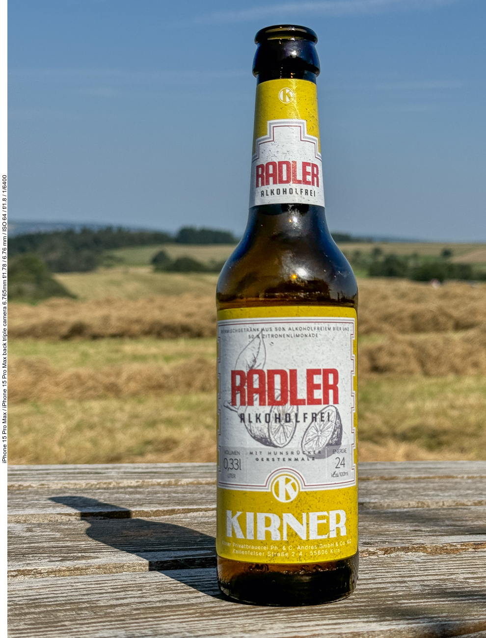 Wir entscheiden uns für alkoholfreies Radler