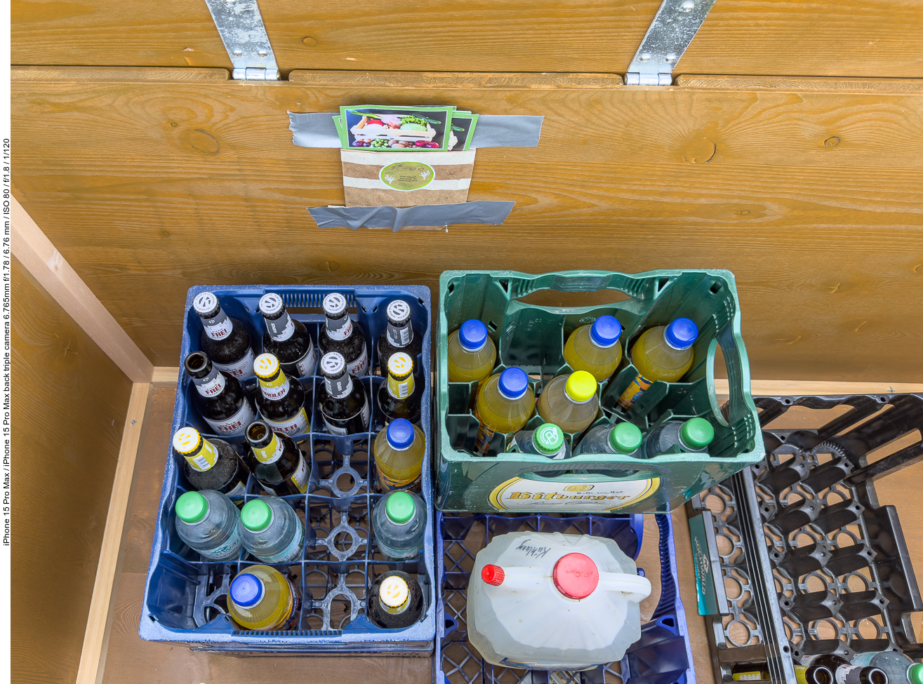 Ah, für 2 € gibt es kühle Getränke ;-)