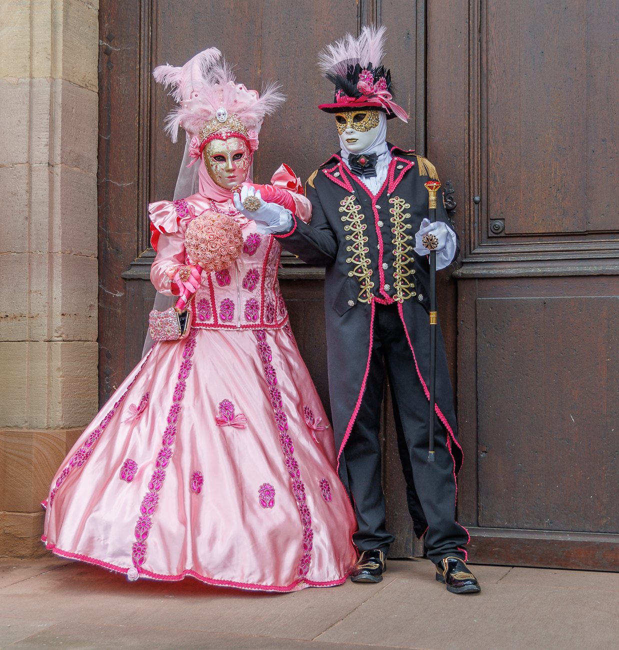 Aufwändige Kostüme ...